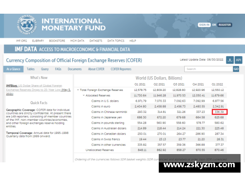 YY易游体育IMF：一季度人民币外汇储备达2874.6亿美元，占全球外汇储备的份额显著提升